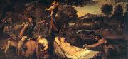 TIZIANO Vecellio Jupiter and Anthiope oil painting artist